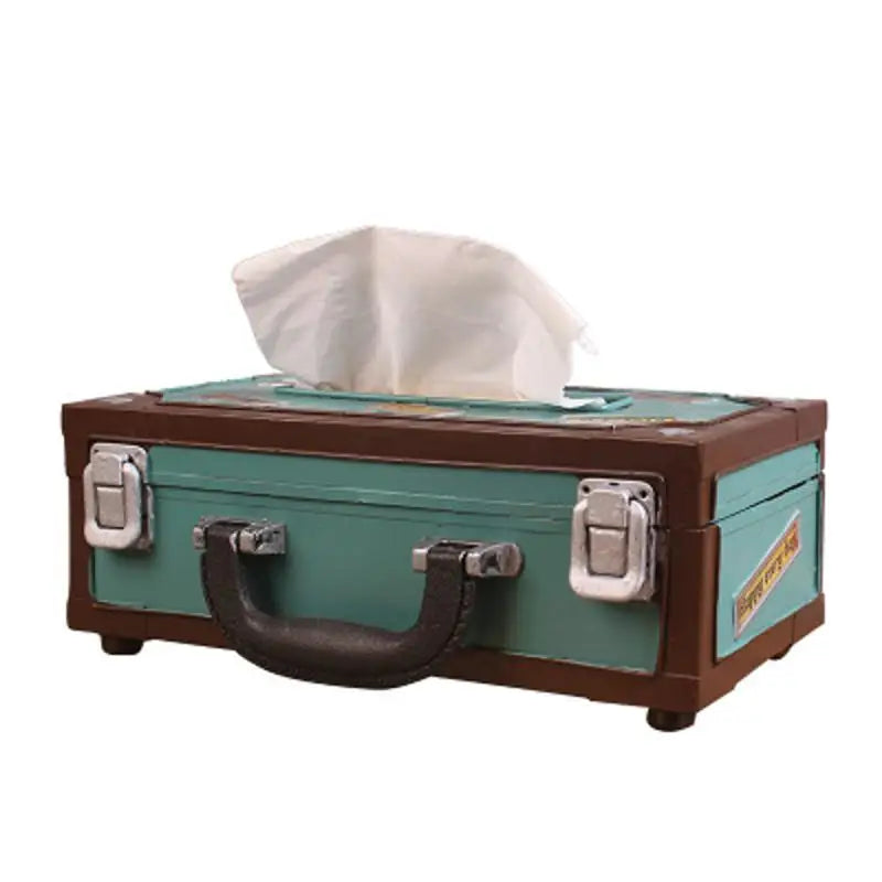 ๐Retro Radio Shape Tissue Box โ Paper Towel & Napkin Holder for Home, Bar, Office