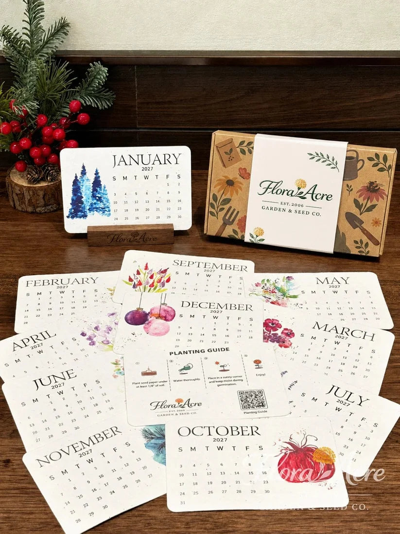 ✨Early Holiday Sale 50% OFF🌱Eco-Friendly Plantable “Timeless” Seed Calendar 2027