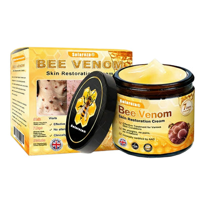 Made and Shipped from UK ✨  Solaroza® Bee Venom Skin Restoration Cream Powerful Anti-Aging. Zero Harm to Bees.⏰ LAST DAY 80% OFF💖