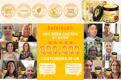 Made and Shipped from UK ✨  Solaroza® Bee Venom Skin Restoration Cream Powerful Anti-Aging. Zero Harm to Bees.⏰ LAST DAY 80% OFF💖