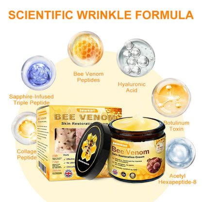 Made and Shipped from UK ✨  Solaroza® Bee Venom Skin Restoration Cream Powerful Anti-Aging. Zero Harm to Bees.⏰ LAST DAY 80% OFF💖