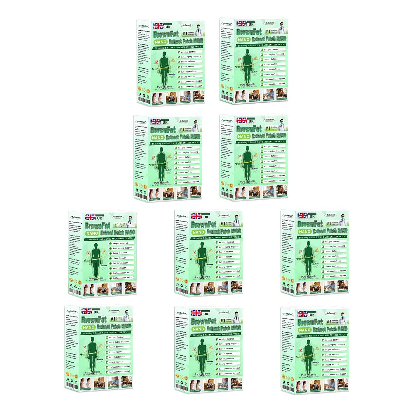 ⚡Official Store | 🍋 Aetherium™ Moringa & Berberine 10-IN-1 Advanced Nano Microneedle 1 Patch (Once Daily, visible changes in 7 days) ✅ Obesity, Diabetes, Sleep Apnea, And Joint Issues