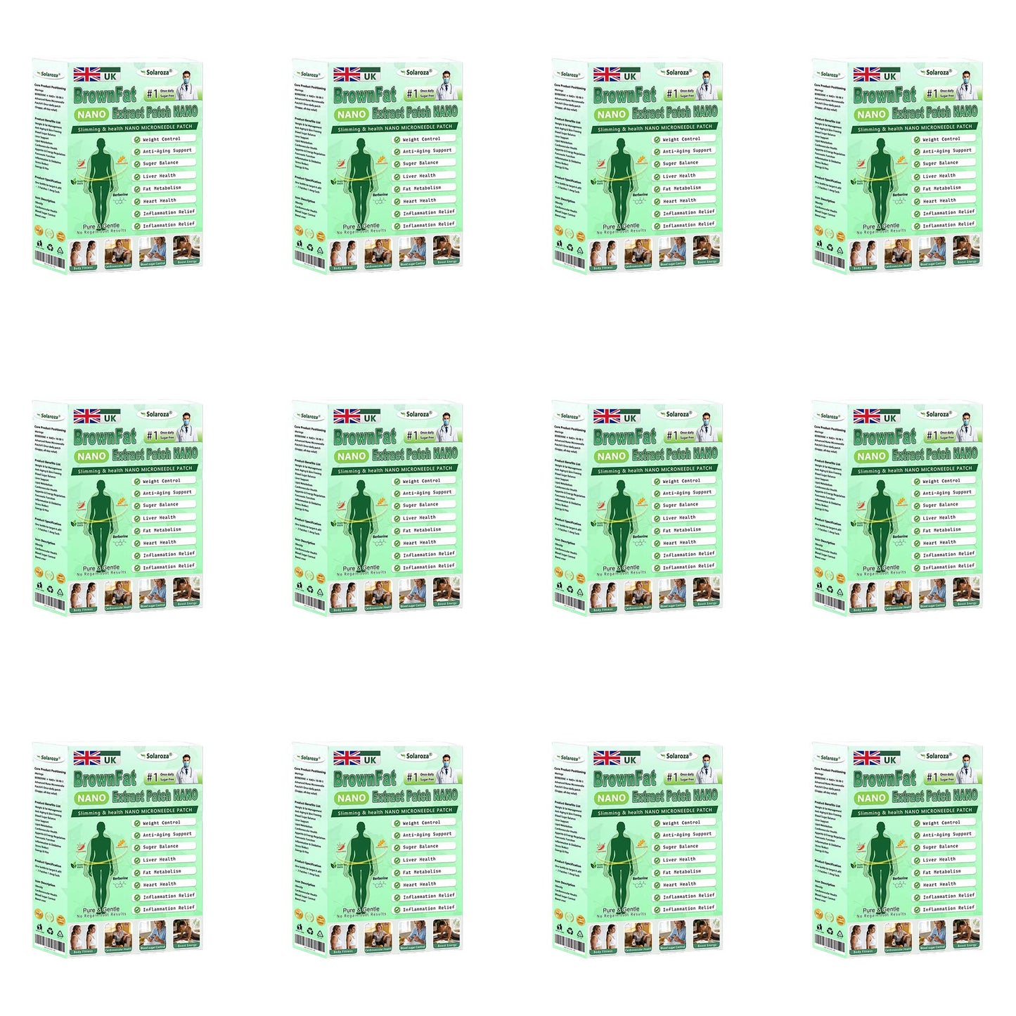 ⚡Official Store | 🍋 Aetherium™ Moringa & Berberine 10-IN-1 Advanced Nano Microneedle 1 Patch (Once Daily, visible changes in 7 days) ✅ Obesity, Diabetes, Sleep Apnea, And Joint Issues