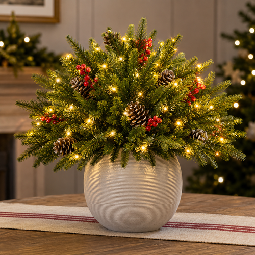 🔥Hot Sale 50% OFF🎄Enchanted Evergreen Pine with Lights
