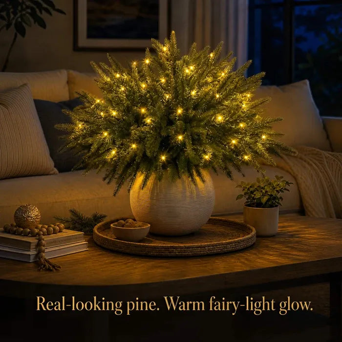 🔥Hot Sale 50% OFF🎄Enchanted Evergreen Pine with Lights