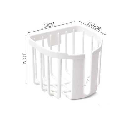 Wall-Mounted Toilet Paper Shelf – Punch-Free, Easy Install